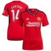 Officiële Voetbalshirt Manchester United Eriksen 14 Thuis 2023-24 - Dames